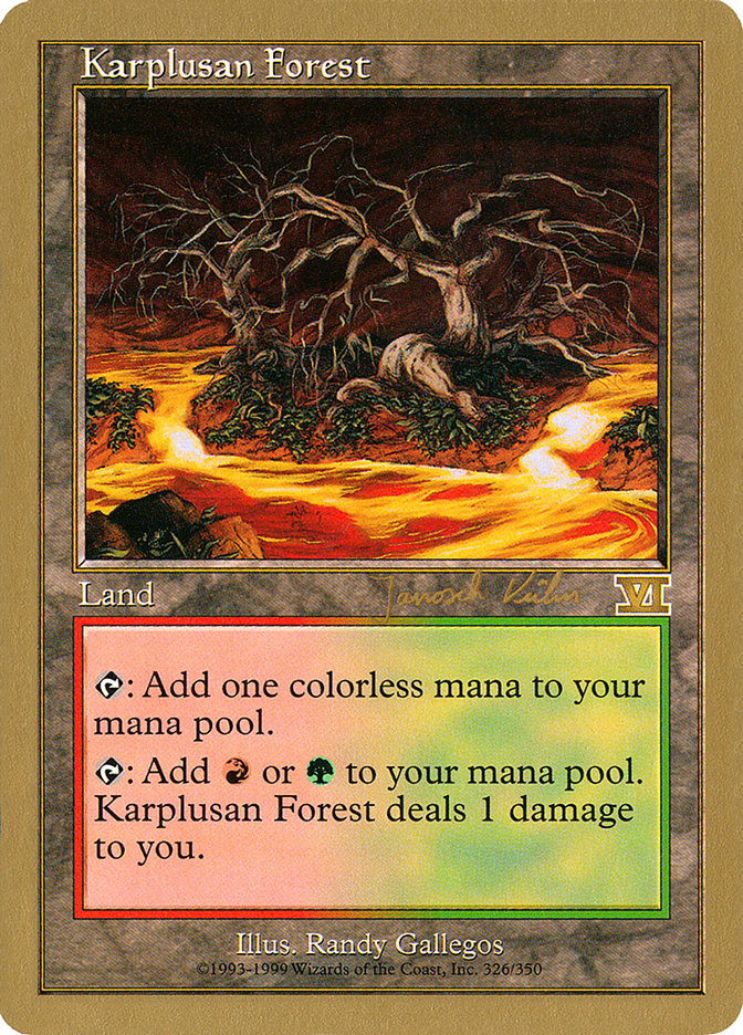 Karplusan Forest - World Championship Decks 2000 (WC00)