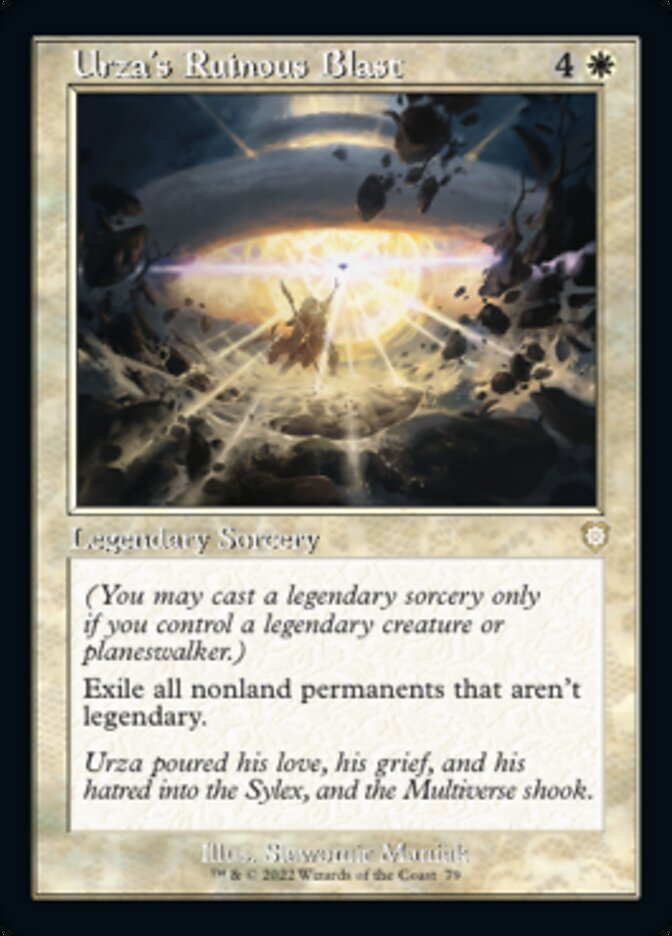 Urza's Ruinous Blast - The Brothers' War Commander (BRC)