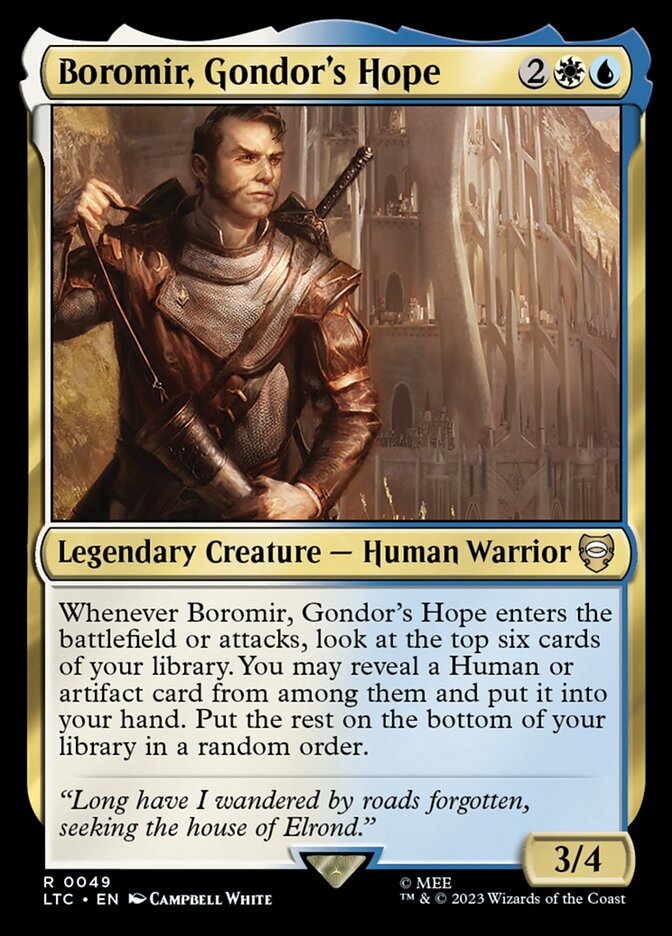 Boromir, Gondor's Hope - Tales of Middle-earth Commander (LTC)