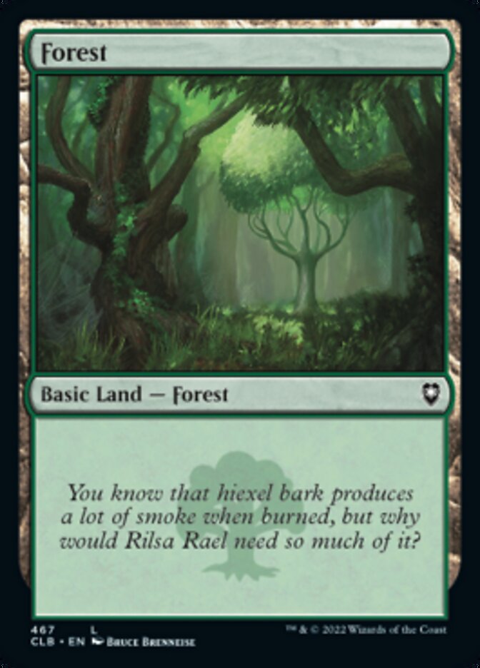 Forest (467) - Commander Legends: Battle for Baldur's Gate (CLB)