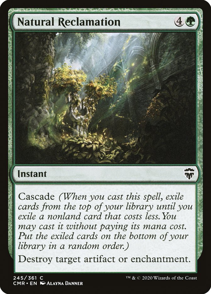 Natural Reclamation - Commander Legends (CMR)