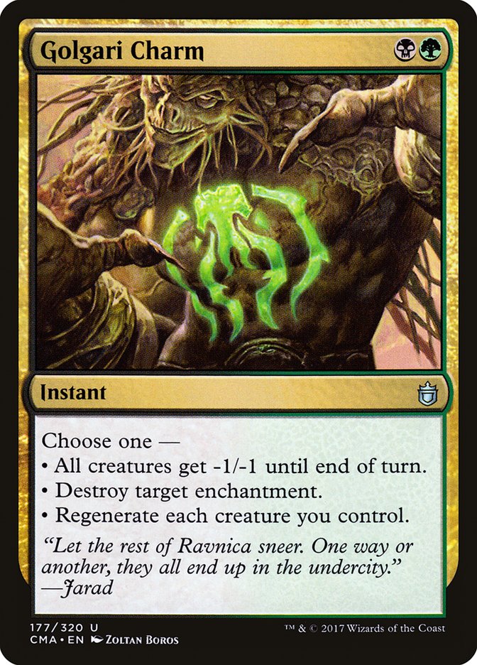 Golgari Charm - Commander Anthology (CMA)