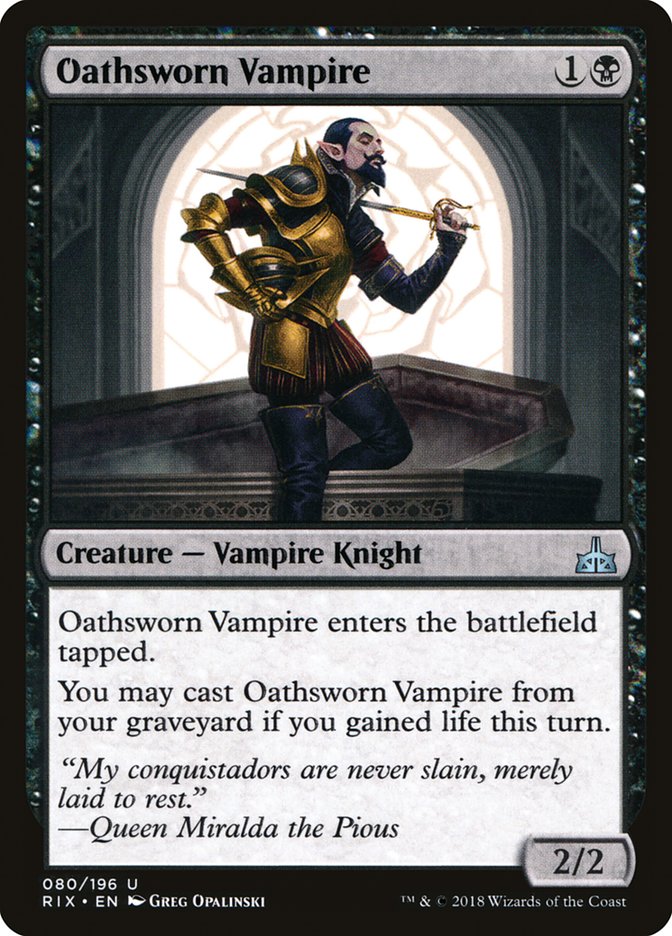 Oathsworn Vampire - Rivals of Ixalan (RIX)