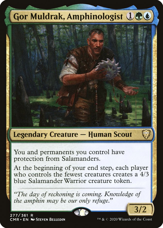 Gor Muldrak, Amphinologist - Commander Legends (CMR)