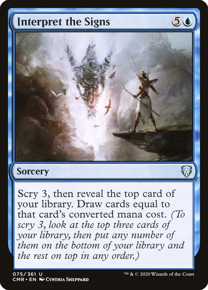 Interpret the Signs - Commander Legends (CMR)