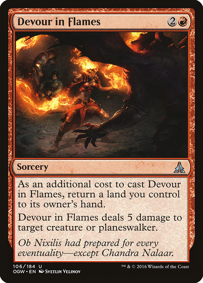 Devour in Flames - Oath of the Gatewatch (OGW)
