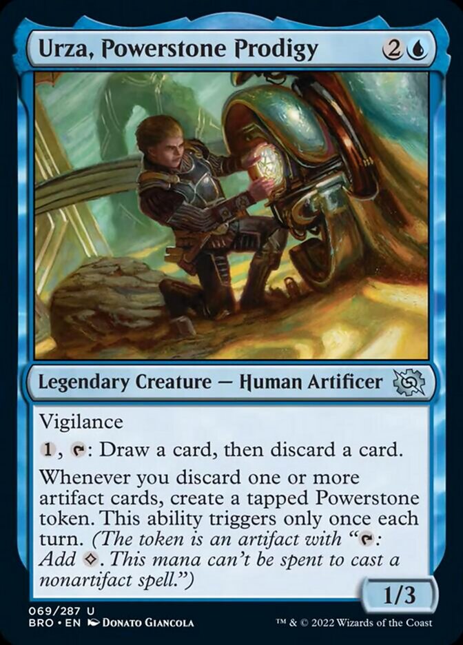 Urza, Powerstone Prodigy - The Brothers' War (BRO)