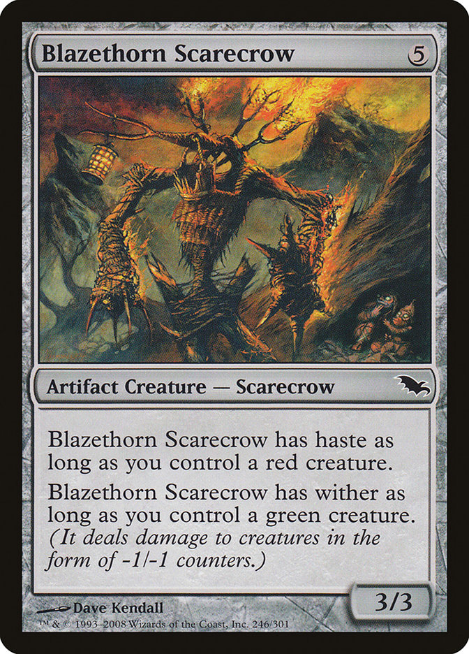 Blazethorn Scarecrow - Shadowmoor (SHM)