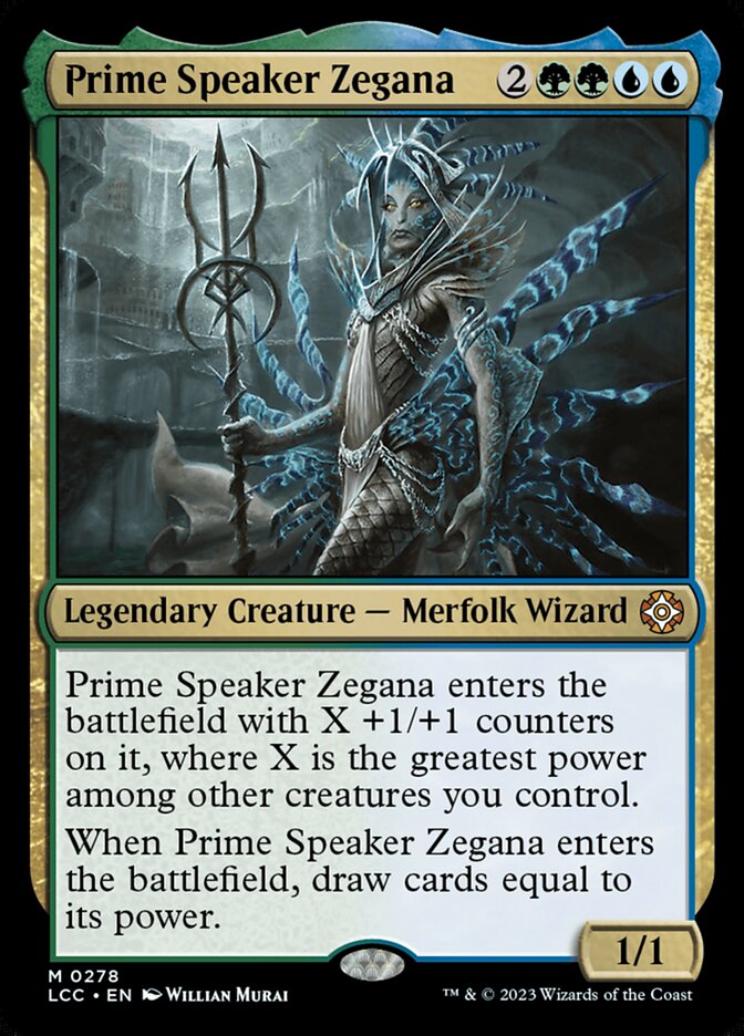 Prime Speaker Zegana - Lost Caverns of Ixalan Commander (LCC)