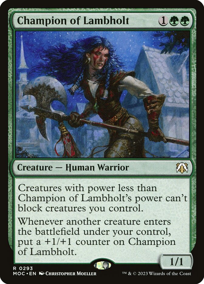 Champion of Lambholt - March of the Machine Commander (MOC)