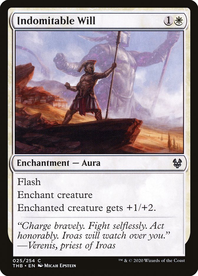 Indomitable Will - Theros Beyond Death (THB)