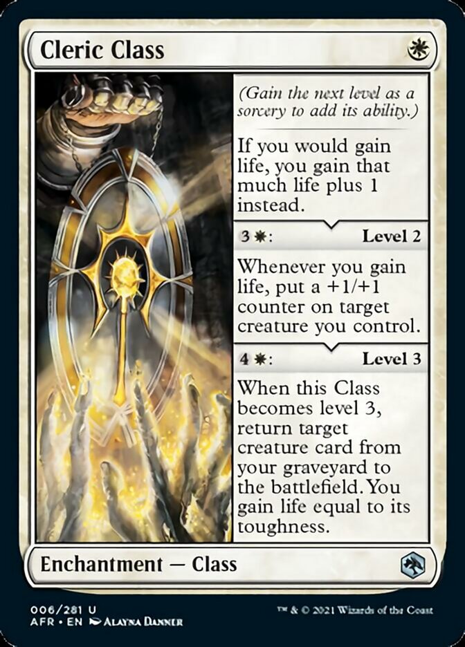 Cleric Class - Adventures in the Forgotten Realms (AFR)