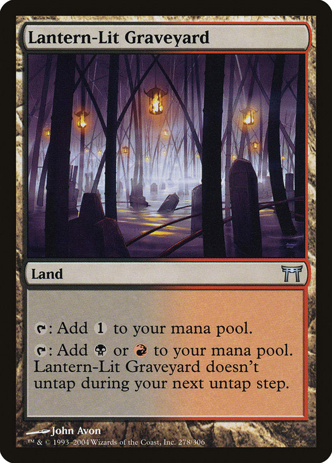 Lantern-Lit Graveyard - Champions of Kamigawa (CHK)