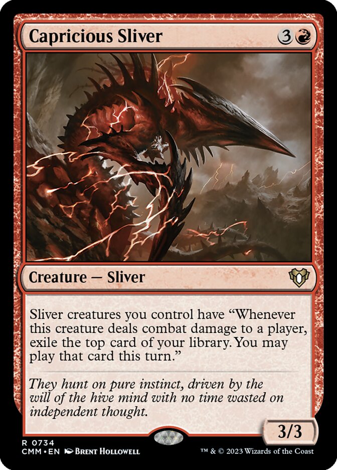 Capricious Sliver - Commander Masters (CMM)