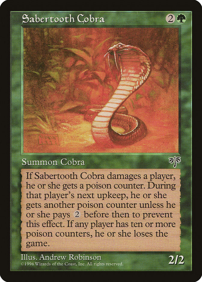 Sabertooth Cobra - Mirage (MIR)