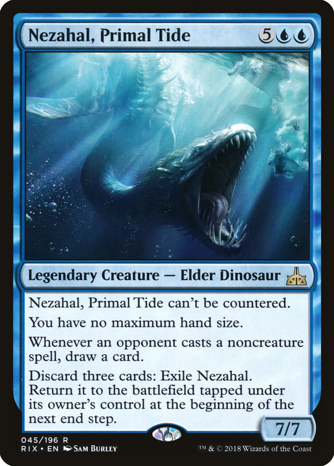 Nezahal, Primal Tide - Rivals of Ixalan (RIX)