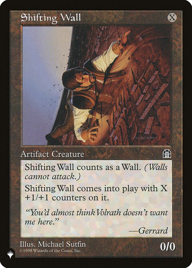 Shifting Wall - The List (PLIST)
