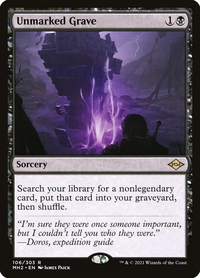 Unmarked Grave - Modern Horizons 2 (MH2)