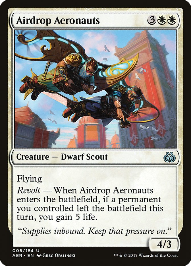 Airdrop Aeronauts - Aether Revolt (AER)