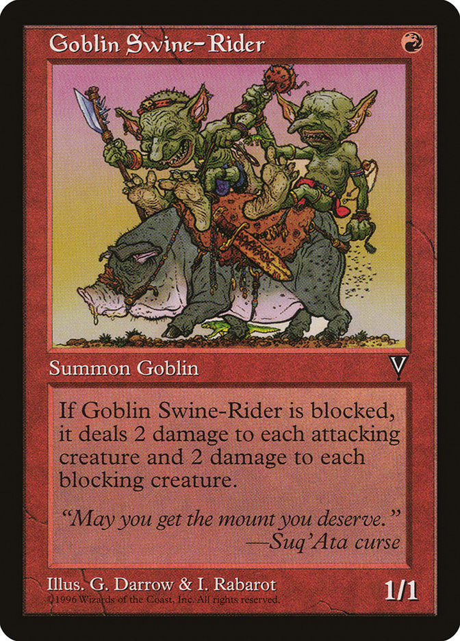 Goblin Swine-Rider - Visions (VIS)
