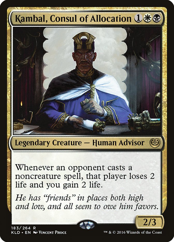 Kambal, Consul of Allocation - Kaladesh (KLD)