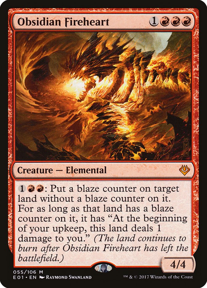 Obsidian Fireheart - Archenemy: Nicol Bolas (E01)