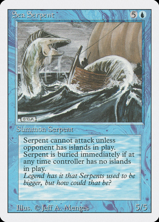 Sea Serpent - Revised Edition (3ED)