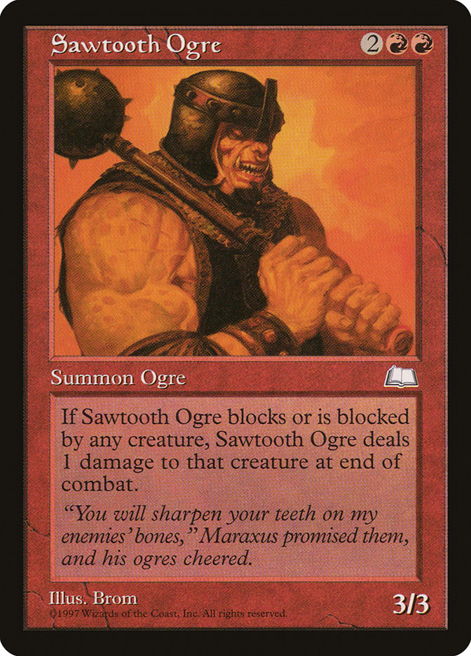 Sawtooth Ogre - Weatherlight (WTH)