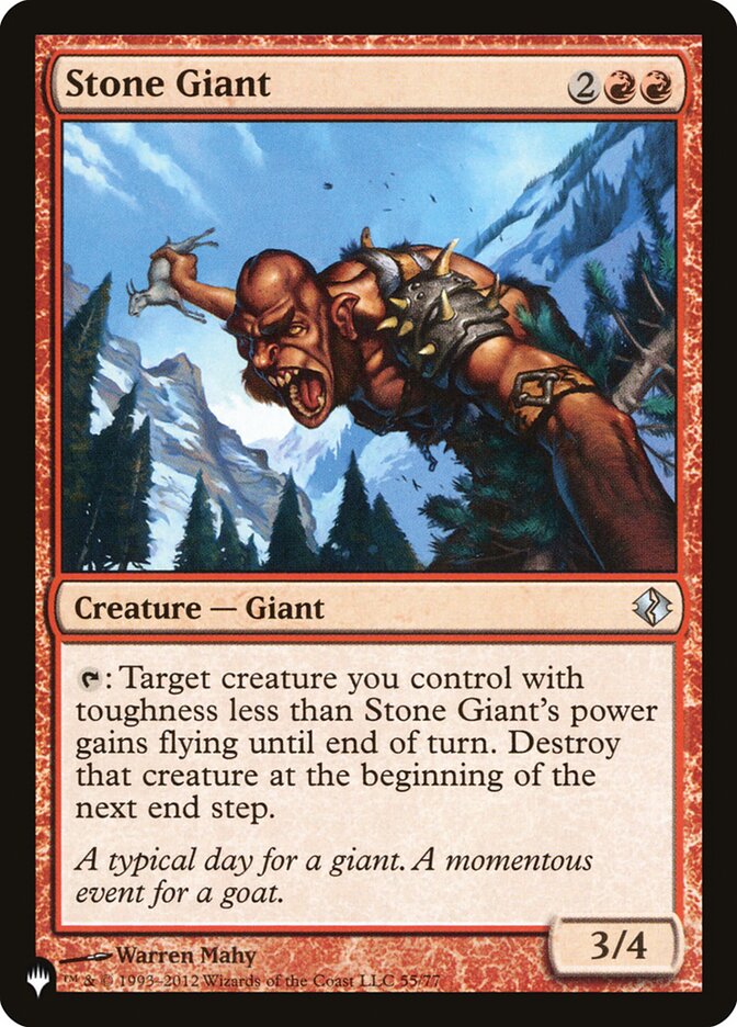Stone Giant - The List (PLIST)