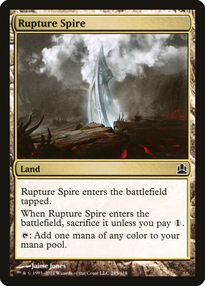 Rupture Spire - Commander 2011 (CMD)