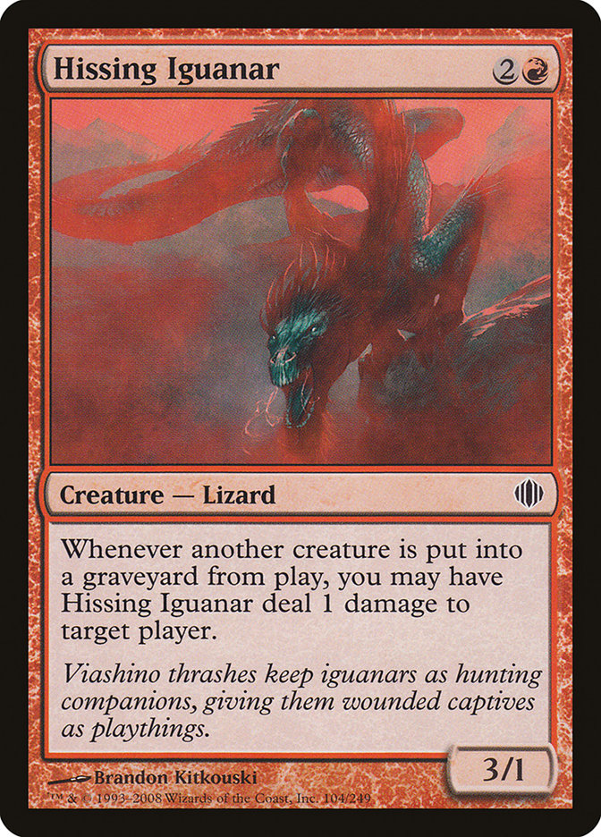 Hissing Iguanar - Shards of Alara (ALA)