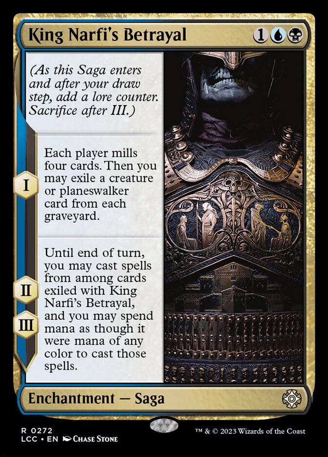 King Narfi's Betrayal - Lost Caverns of Ixalan Commander (LCC)