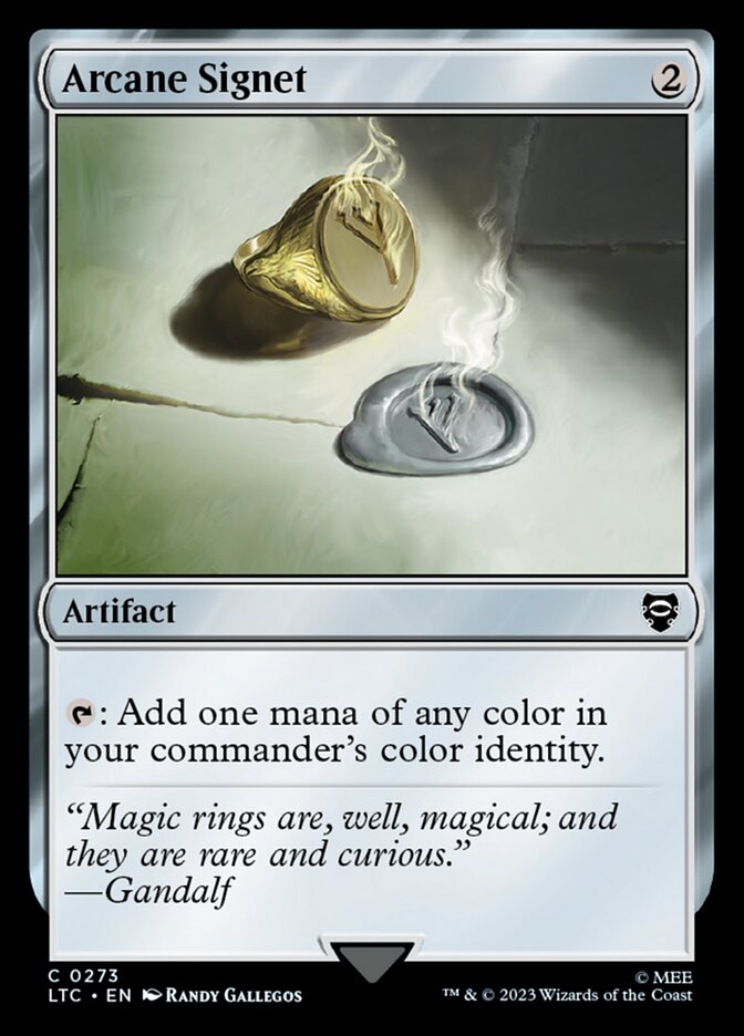 Arcane Signet - Tales of Middle-earth Commander (LTC)