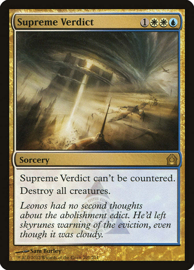 Supreme Verdict - Return to Ravnica (RTR)