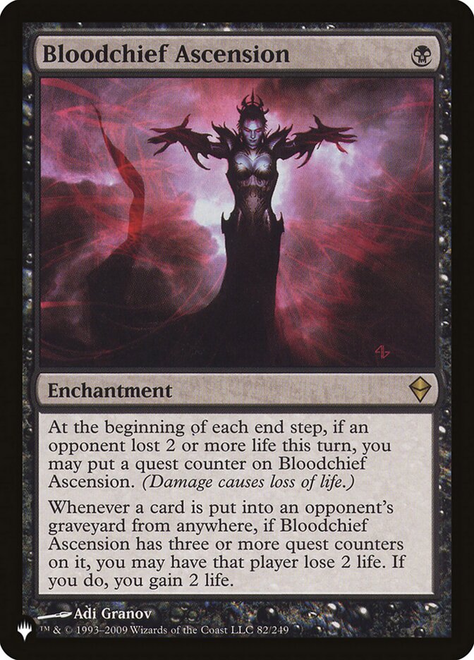 Bloodchief Ascension - The List (PLIST)