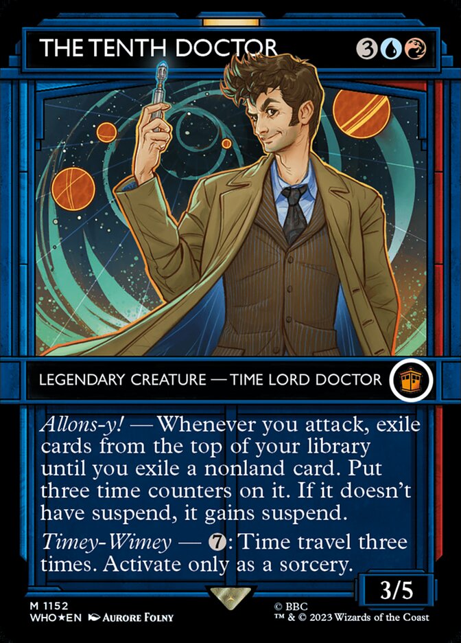 The Tenth Doctor - [Surge Foil, Showcase] Doctor Who (WHO)