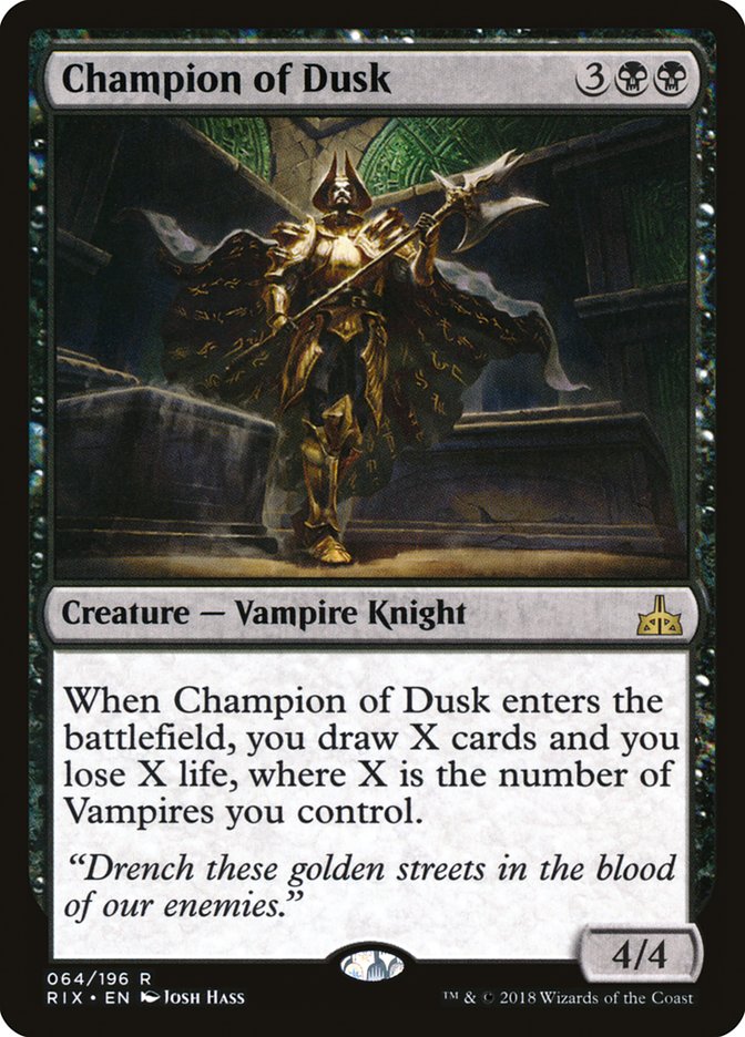 Champion of Dusk - Rivals of Ixalan (RIX)