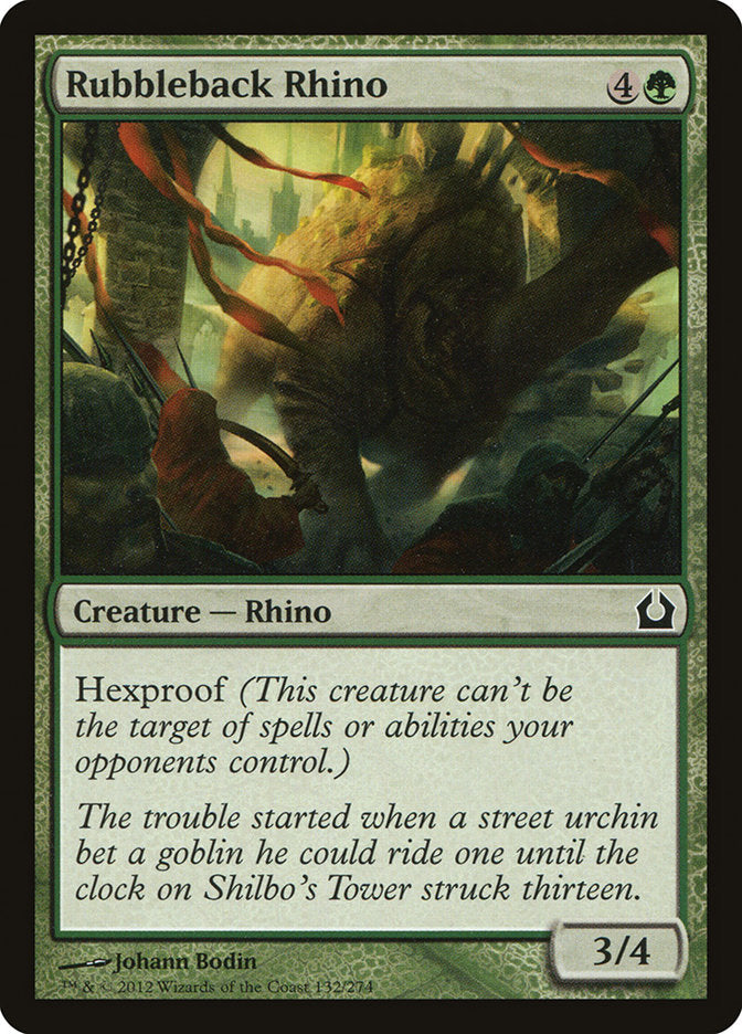 Rubbleback Rhino - Return to Ravnica (RTR)