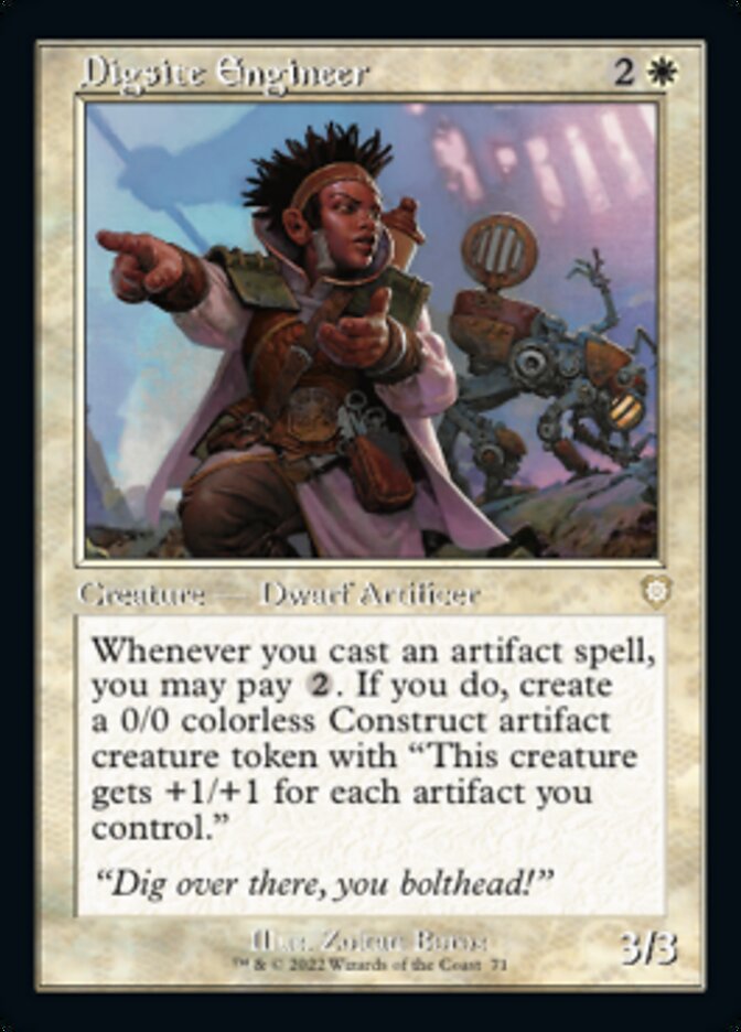 Digsite Engineer - The Brothers' War Commander (BRC)