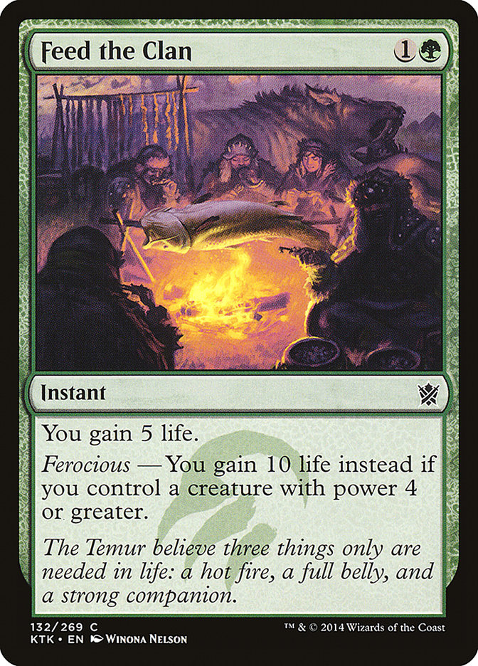 Feed the Clan - Khans of Tarkir (KTK)