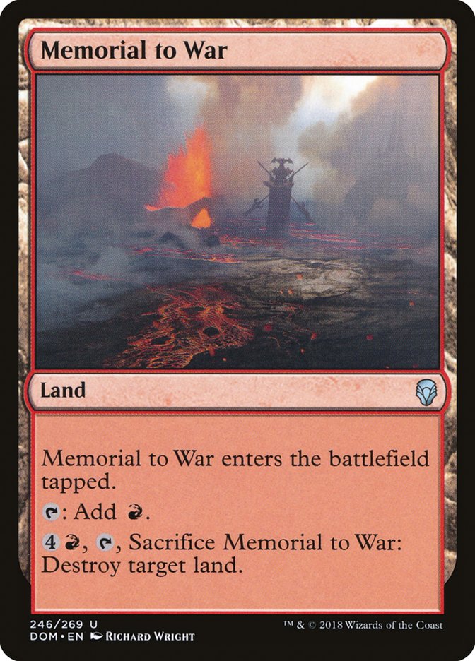 Memorial to War - Dominaria (DOM)