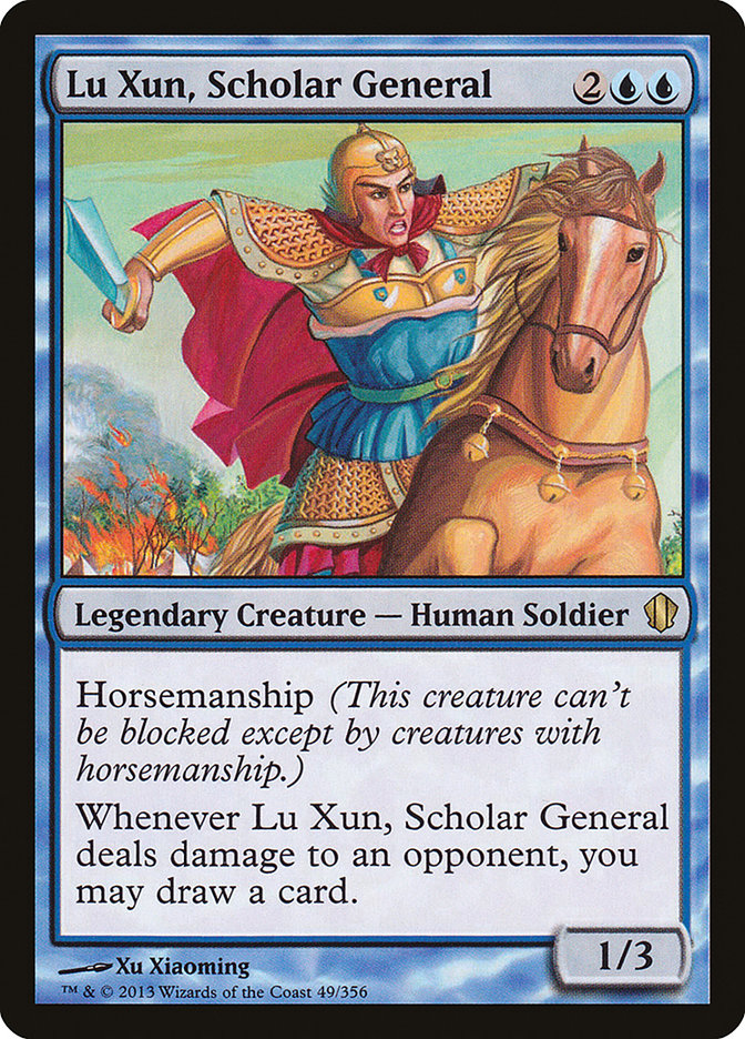 Lu Xun, Scholar General - Commander 2013 (C13)