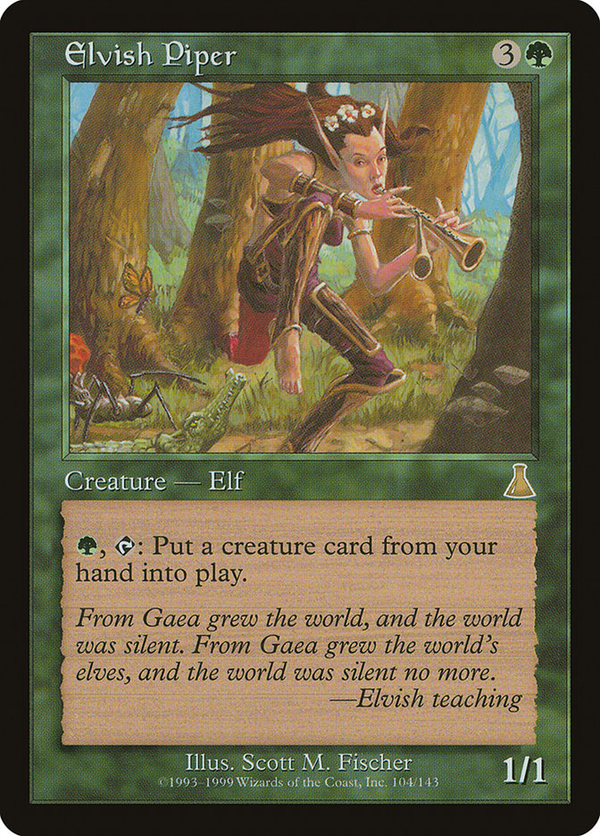 Elvish Piper - Urza's Destiny (UDS)