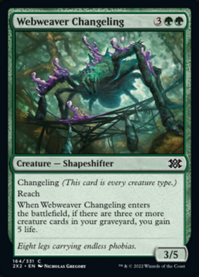 Webweaver Changeling - Double Masters 2022 (2X2)