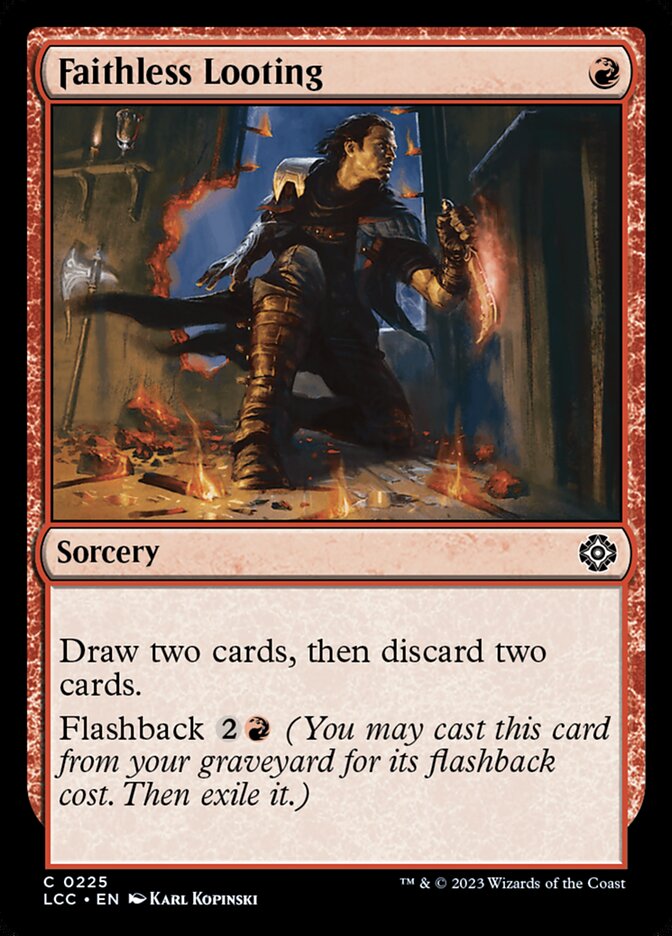 Faithless Looting - Lost Caverns of Ixalan Commander (LCC)
