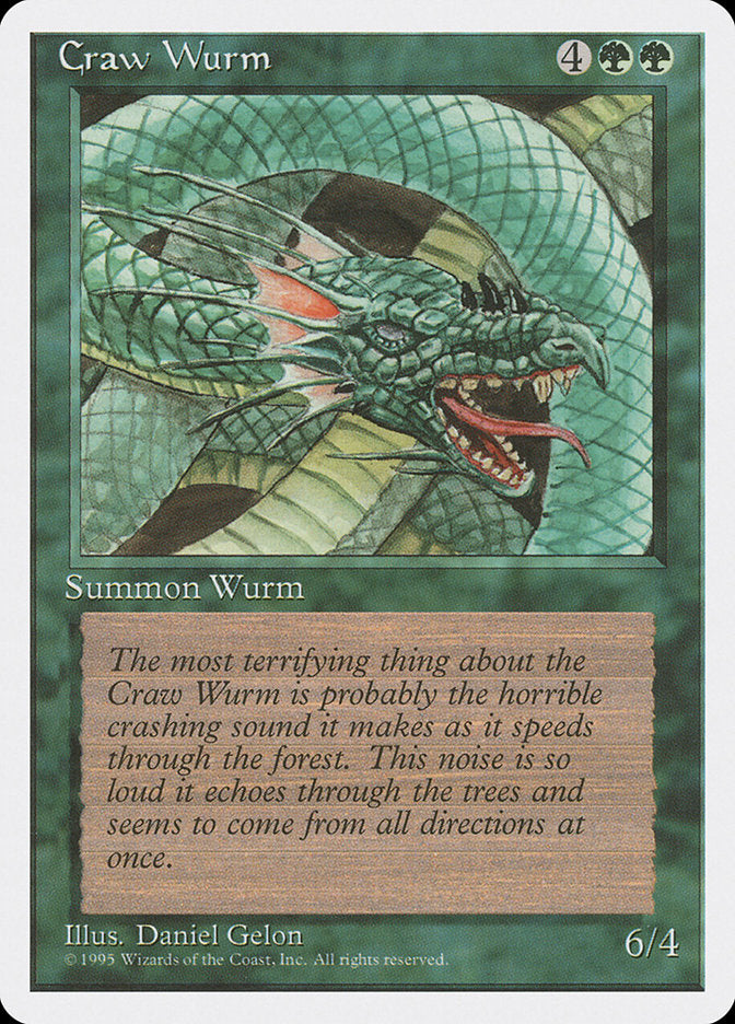 Craw Wurm - Fourth Edition (4ED)