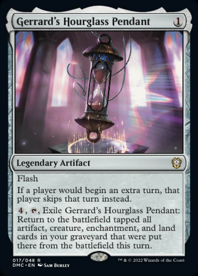 Gerrard's Hourglass Pendant - Dominaria United Commander (DMC)