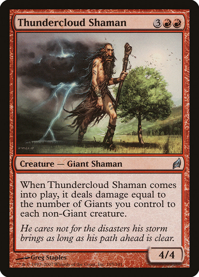 Thundercloud Shaman - Lorwyn (LRW)