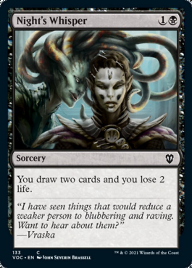 Night's Whisper - Crimson Vow Commander (VOC)
