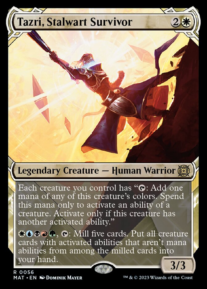Tazri, Stalwart Survivor (56) - March of the Machine: The Aftermath (MAT)
